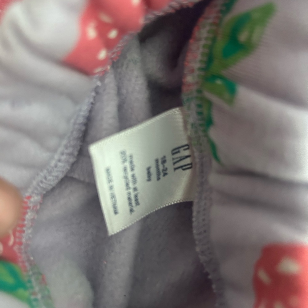 GAP Baby Outfit with Strawberry Design